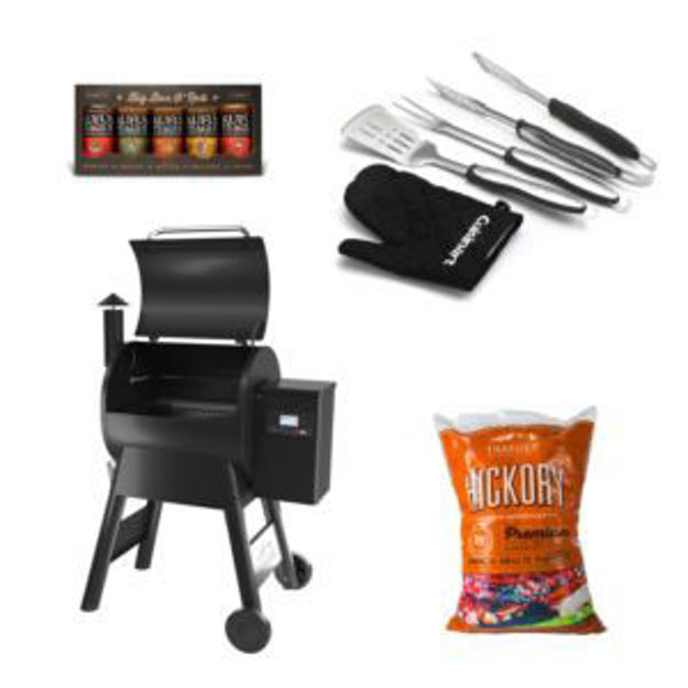 Picture of Pro 575 Smart Pellet Grill/Smoker Starter Set Black