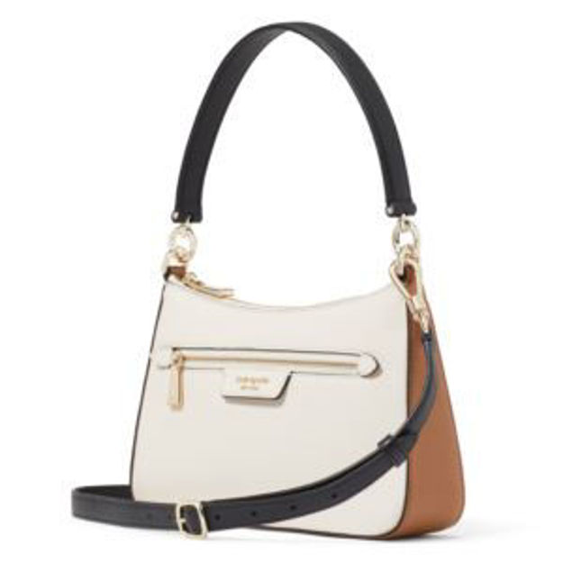 Picture of Hudson Colorblocked  Convertible Crossbody - Parchment Multi