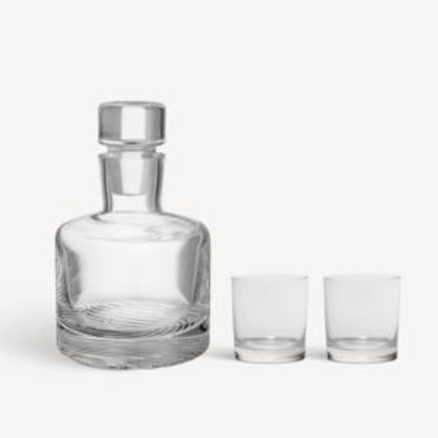 Picture of Wave Decanter 3 pc set