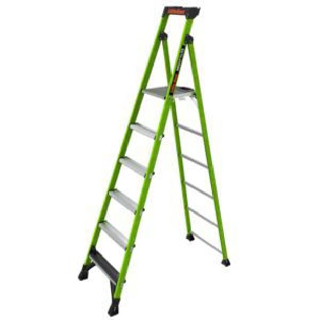 Picture of MightyLite 2.0 8ft Type 1AA Fiberglass Ladder w/ Ground Cue