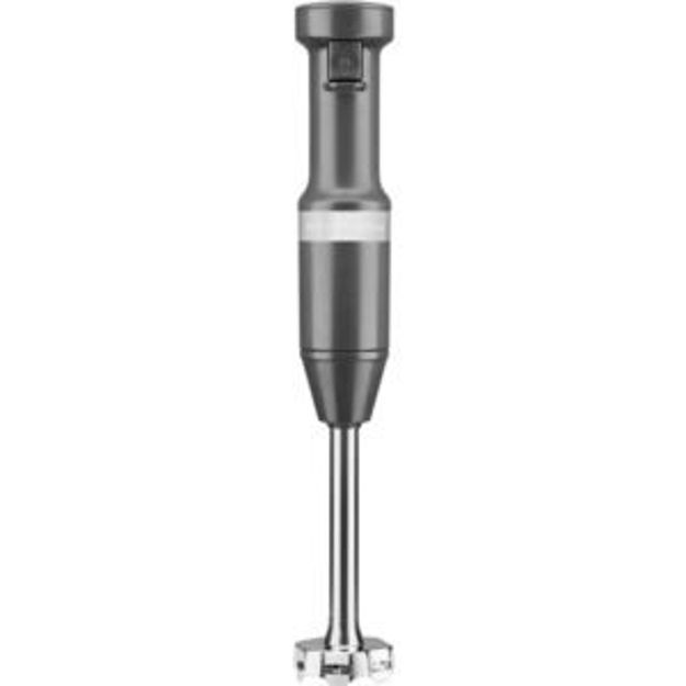 Picture of Corded Variable-Speed Immersion Blender in Charcoal Gray with Blending Jar