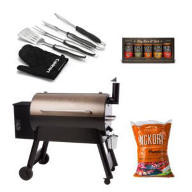 Picture of Pro Series 34 Pellet Grill/Smoker Starter Set Bronze