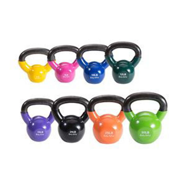 Picture of Vinyl Coated Kettlebell Set - One each: 5, 8, 10, 12, 15, 20, 25, 30 lb