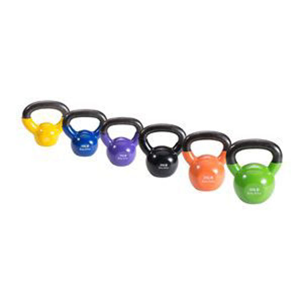 Picture of Vinyl Coated Kettlebell Set - One each: 5, 10, 15, 20, 25, 30 lb