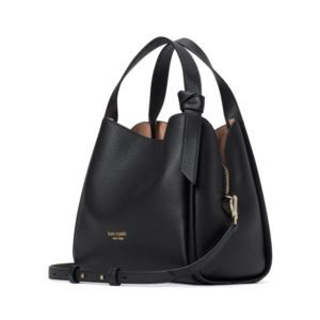 Picture of Knott Medium Crossbody Tote - Black