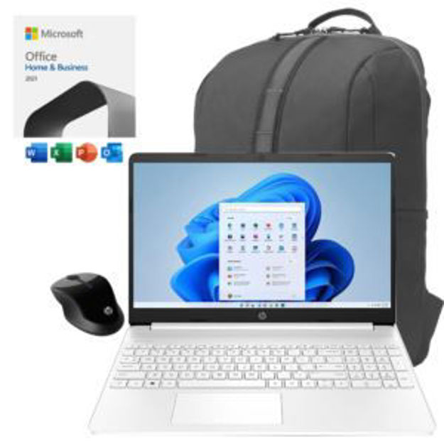 Picture of 15.6" Intel Notebook, Microsoft Office Home & Business, mouse & backpack