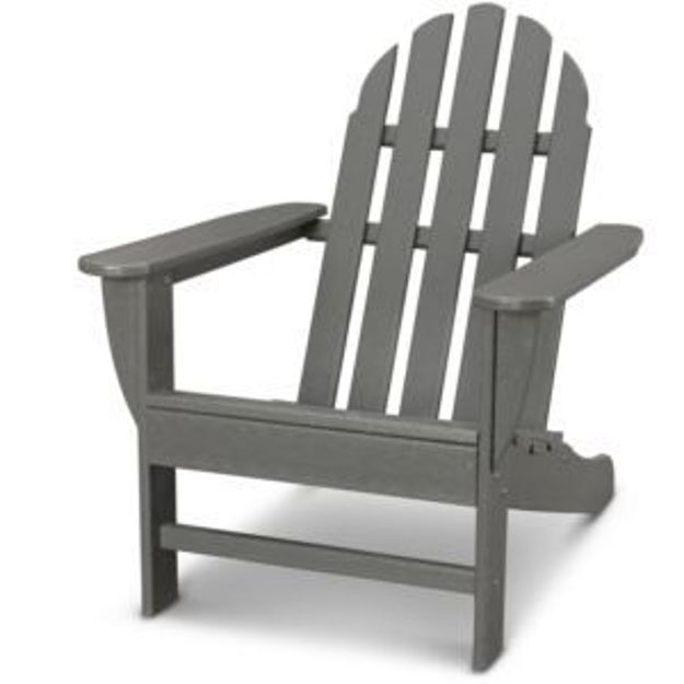 Picture of Classic All-Weather Adirondack Chair in Grey