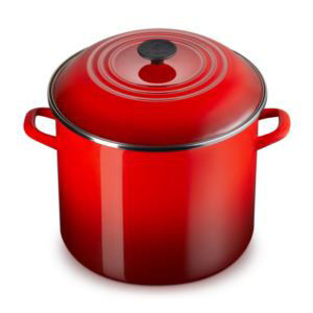 Picture of 16qt Enamel on Steel Covered Stockpot Cerise