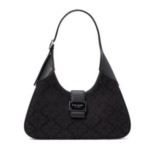 Picture of Spade Flower Jacquard Nouveau Shoulder Bag - Black Multi