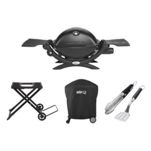 Picture of KIT Q1200 Gas Grill +2pc Tools/Cart/Cover-Black