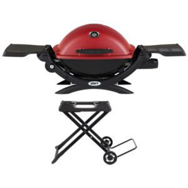 Picture of KIT Q1200 Portable LP Grill w/ Cart - Red