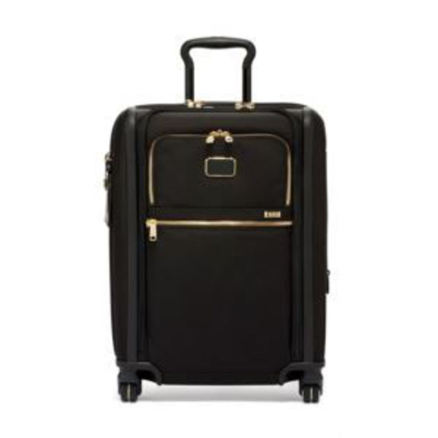 Picture of Alpha 3 Continental Dual Access 4 Wheeled Carry-On - Black/Gold