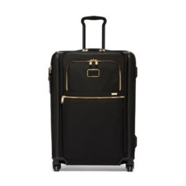 Picture of Alpha 3 Short Trip Expandable 4 Wheeled Packing Case - Black/Gold