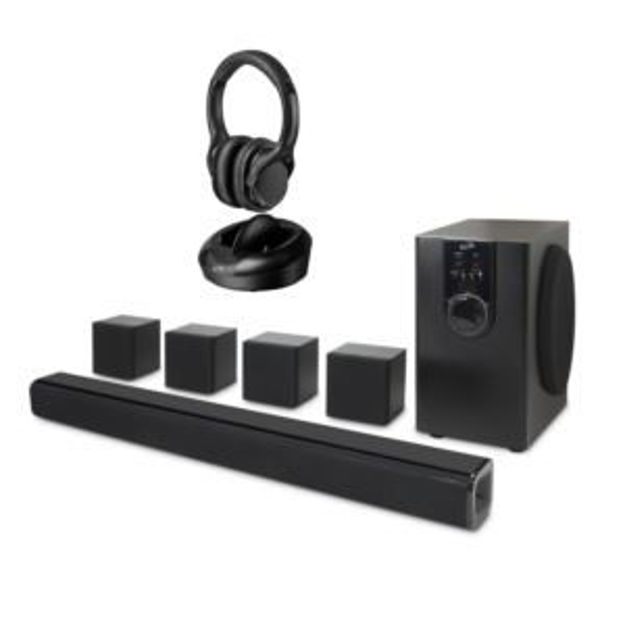 Picture of Home Audio Kit: 5.1 System w/ 6 Surround Speakers & RF Headphones