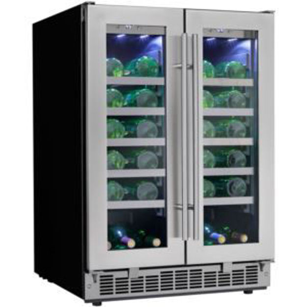 Picture of Napa 24" French Door Dual-Zone Wine Cooler