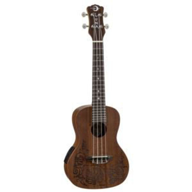 Picture of Lizard Concert Acoustic Electric Ukulele with Gigbag