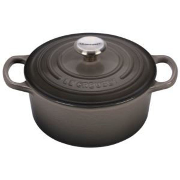 Picture of 2qt Signature Cast Iron Round Dutch Oven Oyster