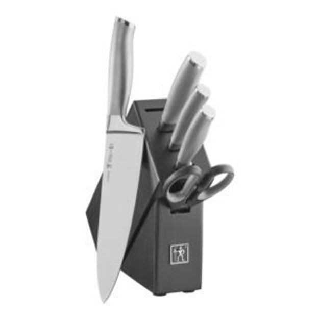 Picture of Modernist 6pc Studio Knife Block Set Black Matte