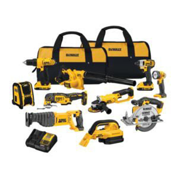 Picture of 20V MAX Cordless 10-Tool Combo Kit w/ 2 MAX Batteries