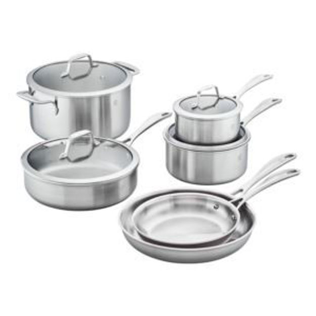 Picture of Spirit 10pc 3-Ply Stainless Steel Cookware Set