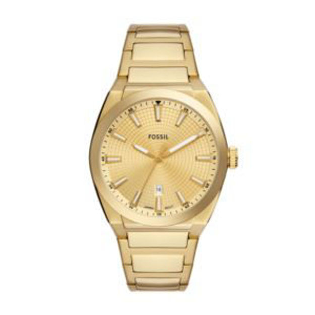 Picture of Men's Everett Gold-Tone Stainless Steel Watch Gold Dial