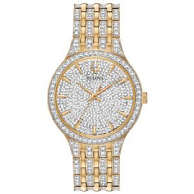 Picture of Mens Phantom 2-Tone Swarovski Crystal Paved Watch