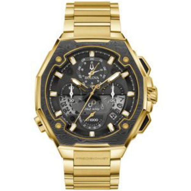 Picture of Men's Series X SE Chronograph Gold-Tone Stainless Steel Watch Black Dial