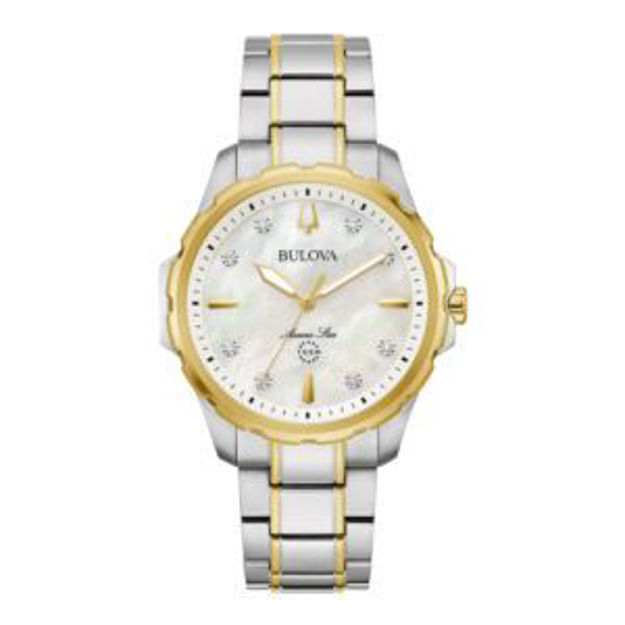 Picture of Ladies' Marine Star Gold & Silver-Tone Stainless Steel Watch MOP Dial