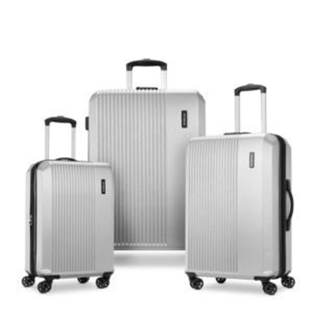 Picture of Alliance SE 3pc Hardside Spinner Luggage Set Aluminum Silver