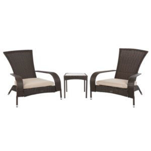 Picture of Coconino 3pc Wicker Conversation Set Mocha