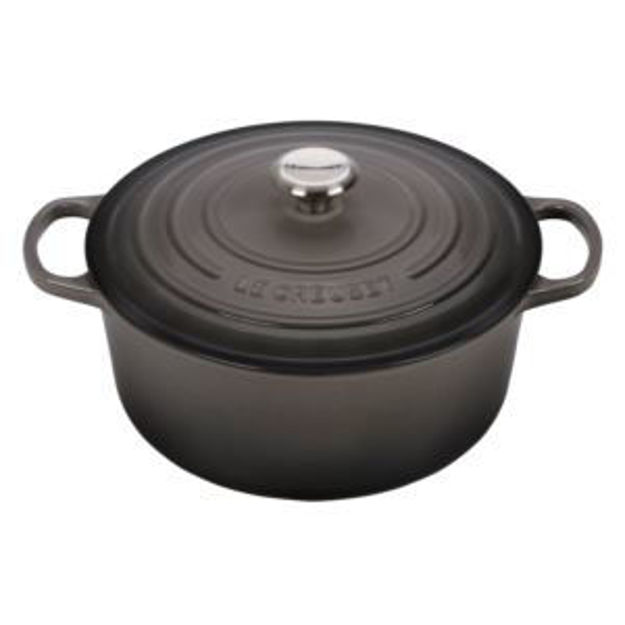 Picture of 7.25qt Signature Cast Iron Round Dutch Oven Oyster