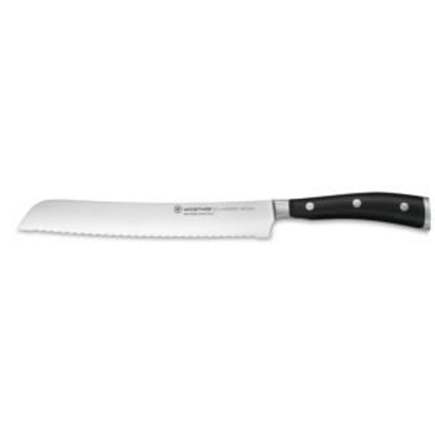 Picture of 8" Classic Ikon Bread Knife Black