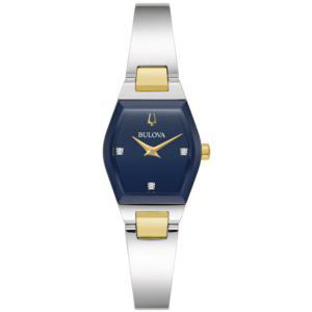 Picture of Ladies' Gemini Two-Tone Stainless Steel Watch Deep Blue Dial