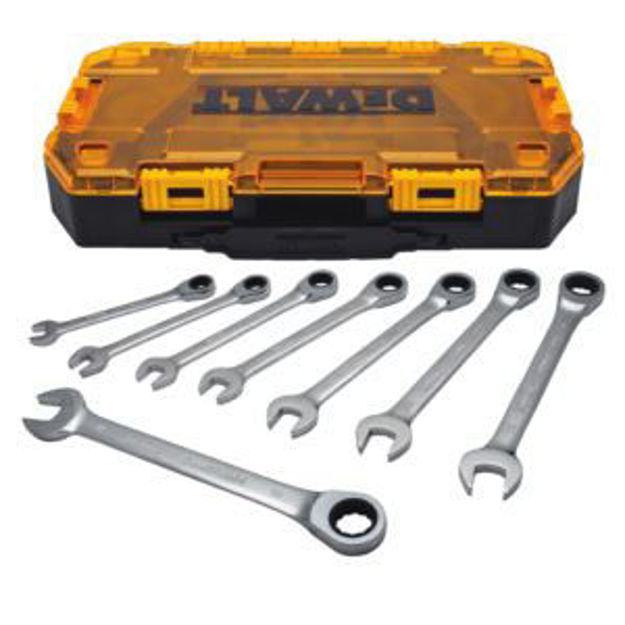 Picture of Tough Box 8pc MM Ratcheting Wrench Set