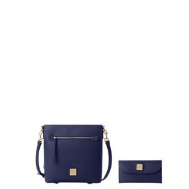 Picture of Saffiano Zip Crossbody and Continental Clutch Set