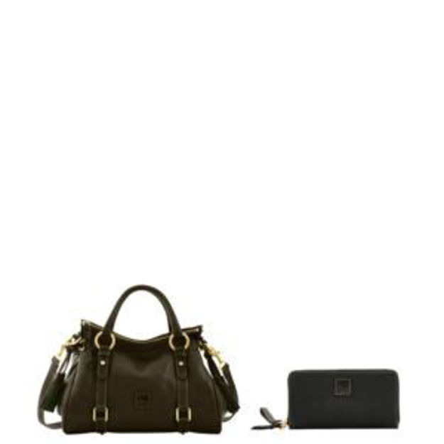 Picture of Florentine Satchel and Large Zip Around Wristlet