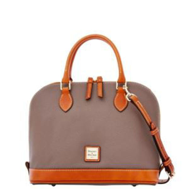 Picture of Pebble Grain Zip Zip Satchel