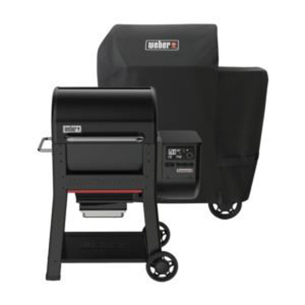 Picture of KIT Weber Searwood 600 Pellet Grill w/ Cover