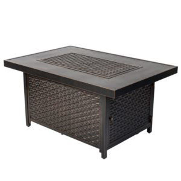 Picture of Baker Rectangle Aluminum LPG Fire Pit