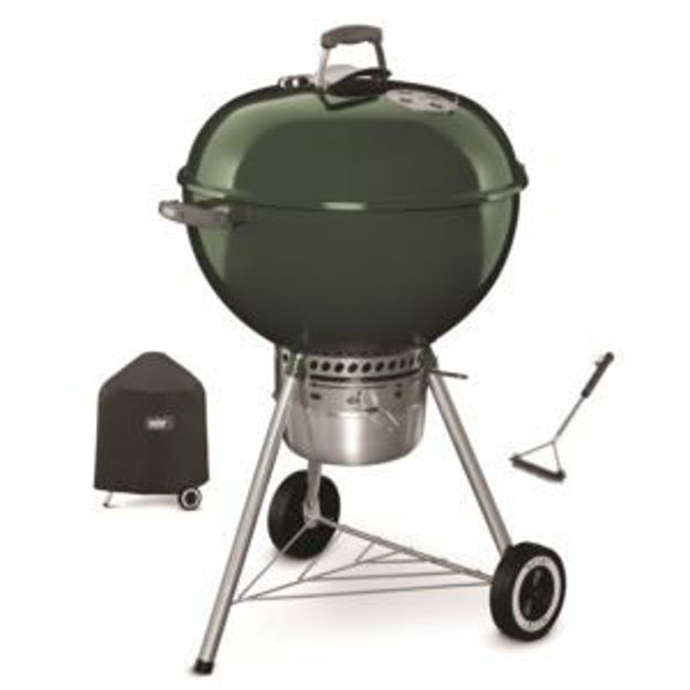 Picture of KIT 22'' Orig Kettle Prem w/Cover + Brush - Green