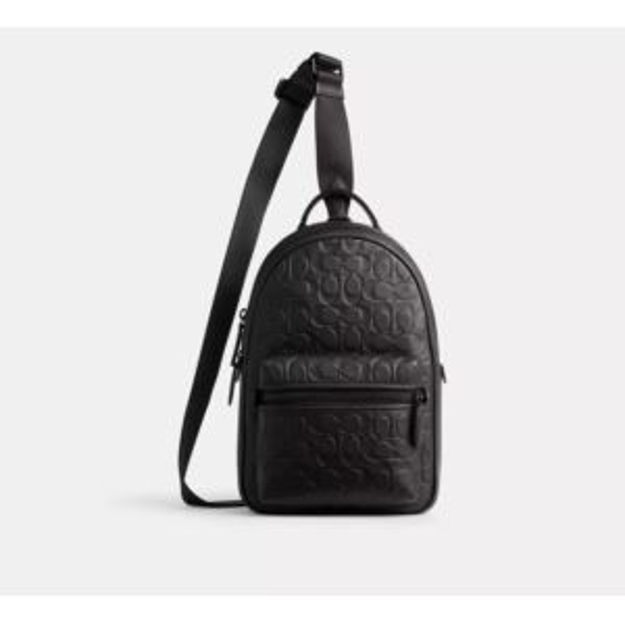 Picture of Charter Pack in Pebbled Signature Leather - Black