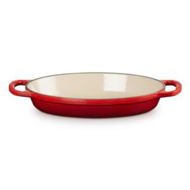 Picture of 1qt Signature Cast Iron Oval Baker Cerise