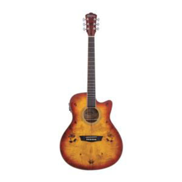 Picture of Deep Forest Burl Grand Auditorium Acoustic Electric Guitar