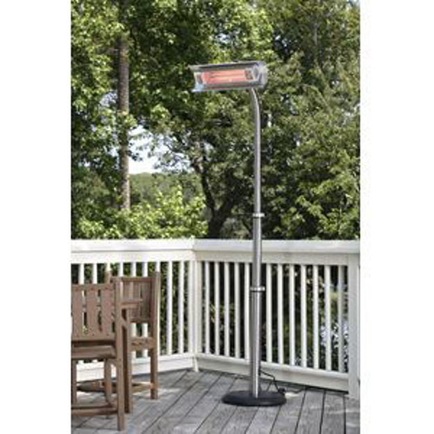 Picture of Stainless Steel Offset Pole Infrared Patio Heater