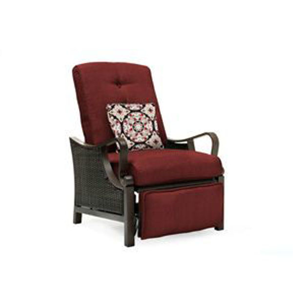 Picture of Ventura Outdoor Luxury Recliner in Crimson Red