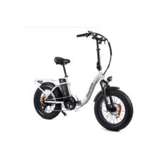 Picture of Happy Everywhere Step-Thru Electric Folding Bike - White