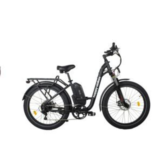 Picture of Happy Camper Step-Thru Electric Cruiser Bike - Black