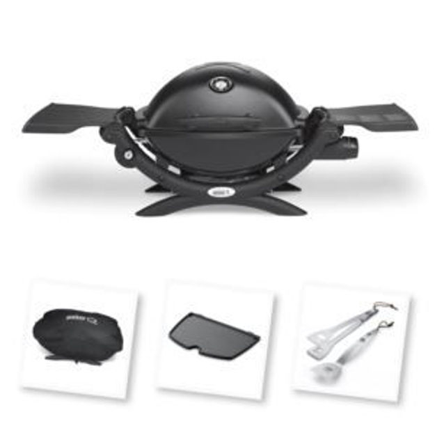 Picture of KIT Q1200 Grill +2pc Tool/Griddle/Cover -Black