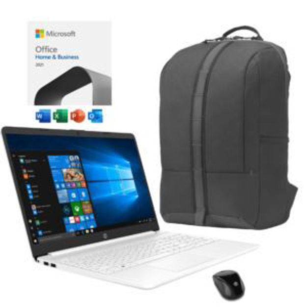 Picture of 15.6" Intel Notebook, Microsoft Office Home & Business, mouse & backpack