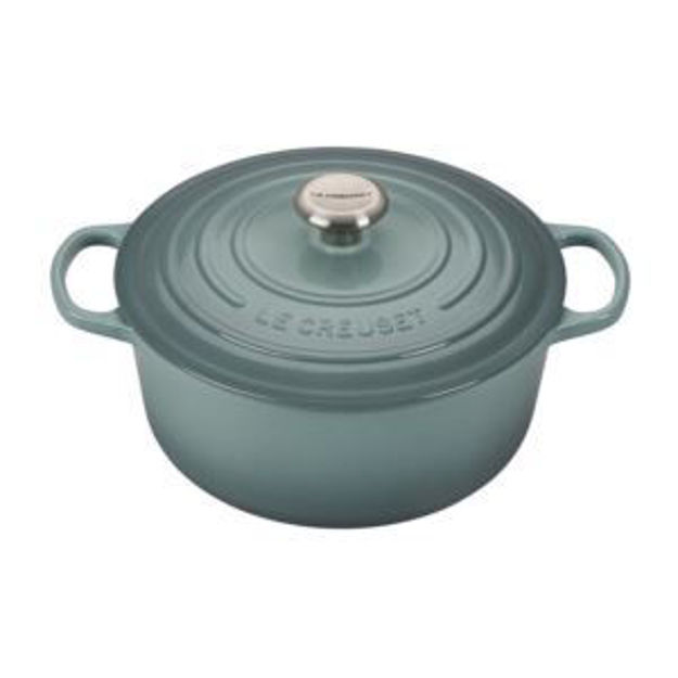 Picture of 5.5qt Signature Cast Iron Round Dutch Oven Sea Salt